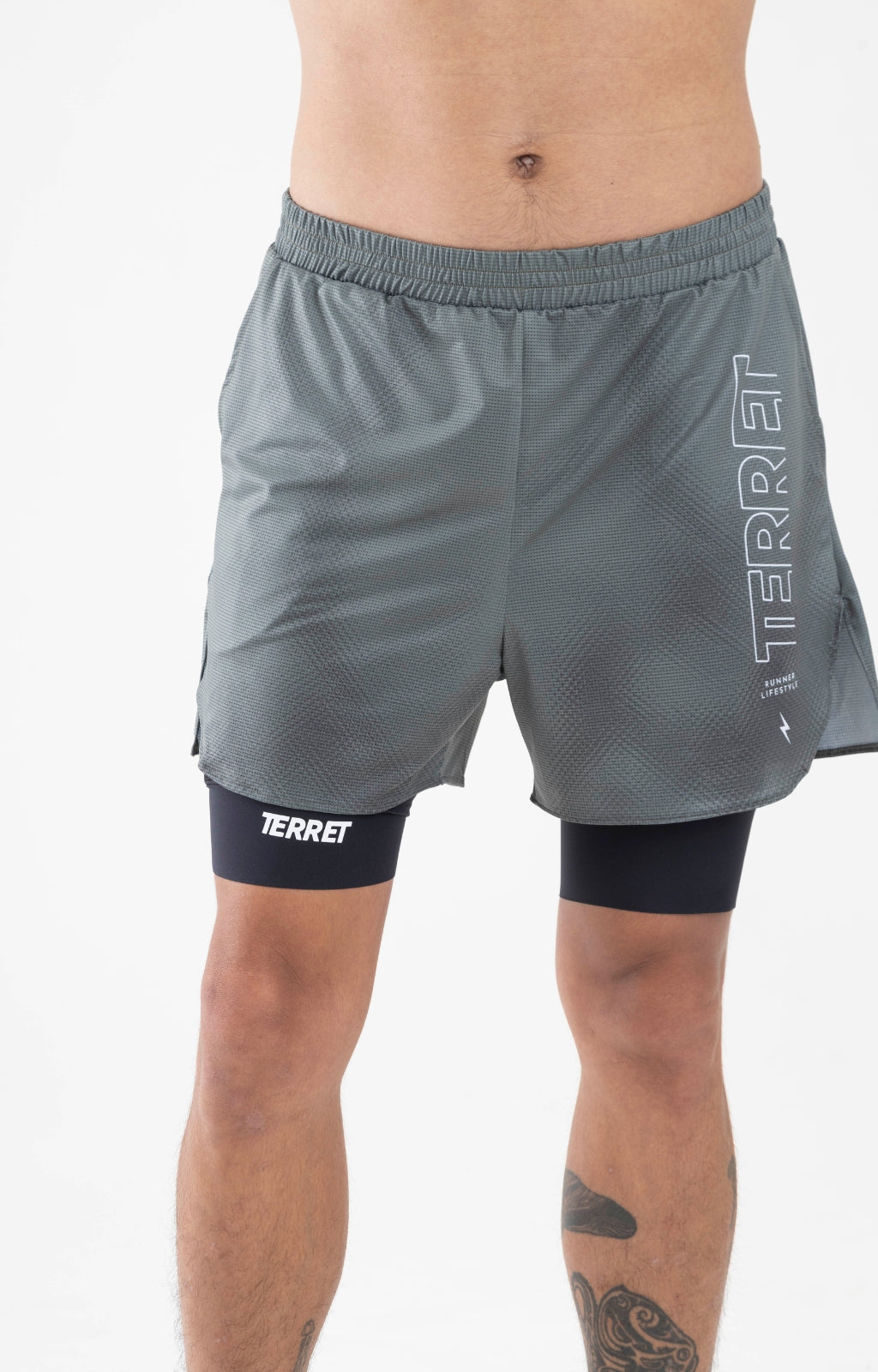 OSAKA RUNNING OLIVE SHORT